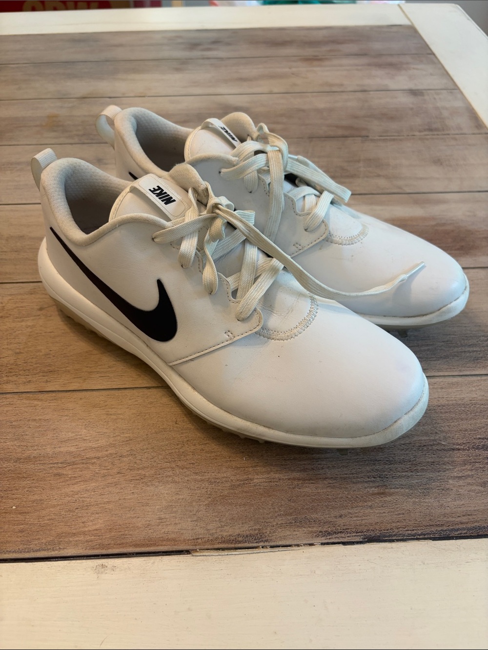 Nike Men's Roshe Golf Tour 'Summit White' AR5580-100 Leather Golf Shoes size 10